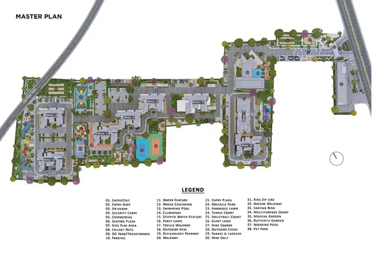 Sattva Lumina Rajankunte Master Plan