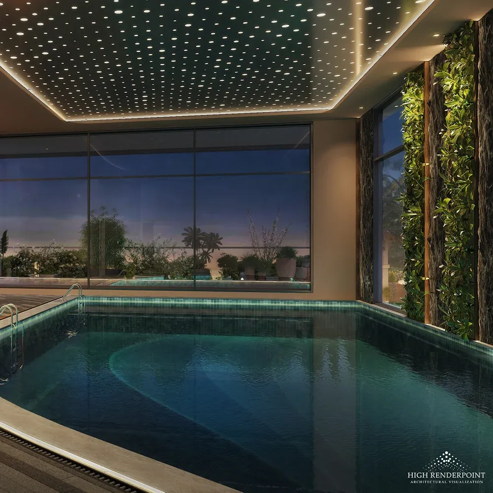 Sattva Lumina pool deck