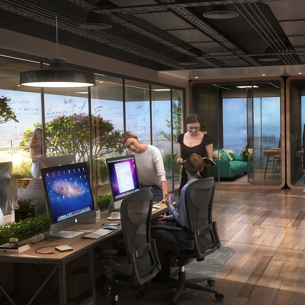 Sattva Lumina clubhouse co-working office space