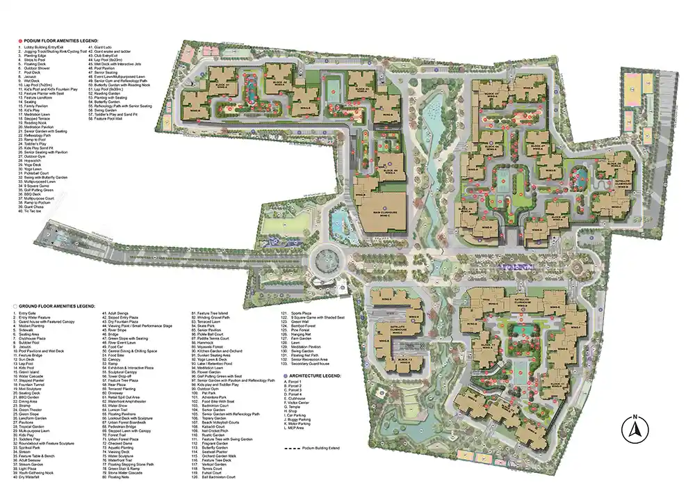 Sattva City Master Plan Layout – Doddajala