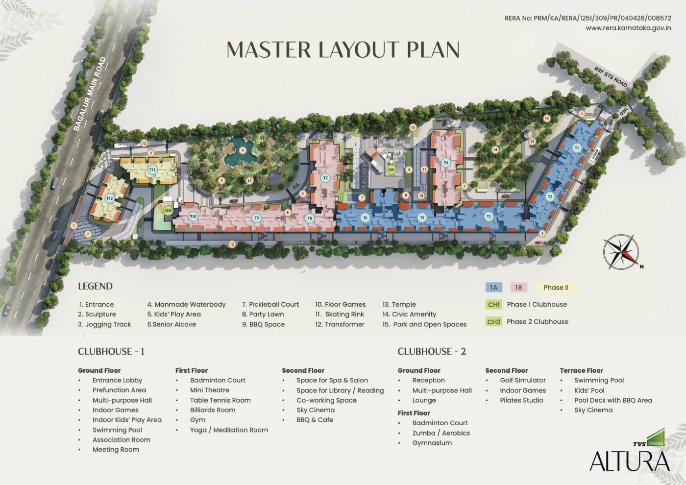 TVS Emerald Altura Master Plan Layout