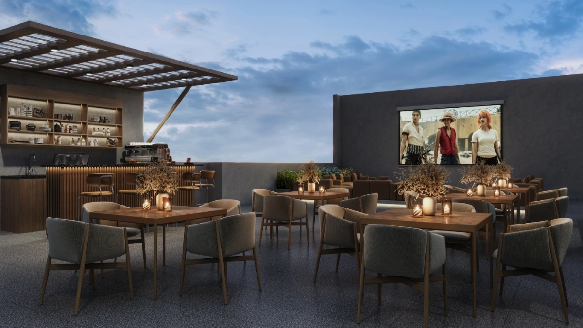 TVS Emerald Altura terrace view