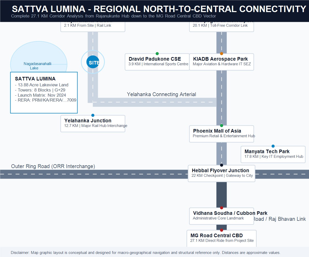 Sattva Lumina location map