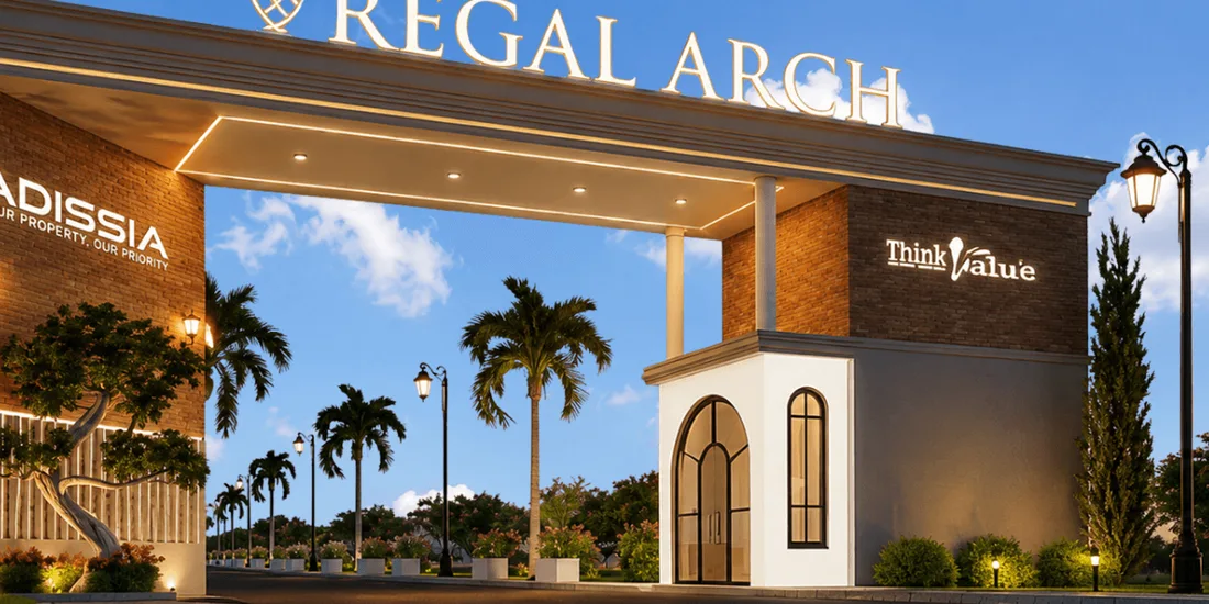 Adissia Regal Arch British-themed villa plots Neelambur Coimbatore