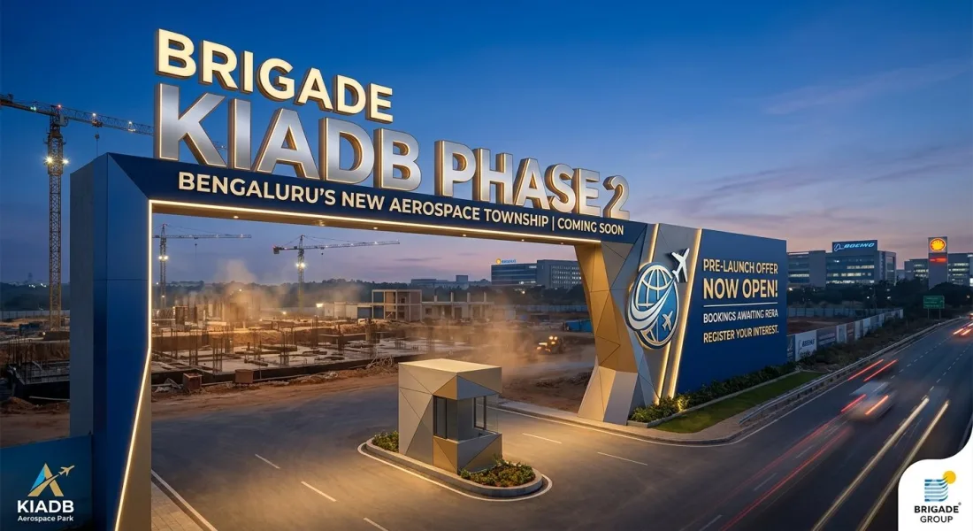Brigade KIADB Phase 2 integrated township Devanahalli KIADB Aerospace Park Bangalore