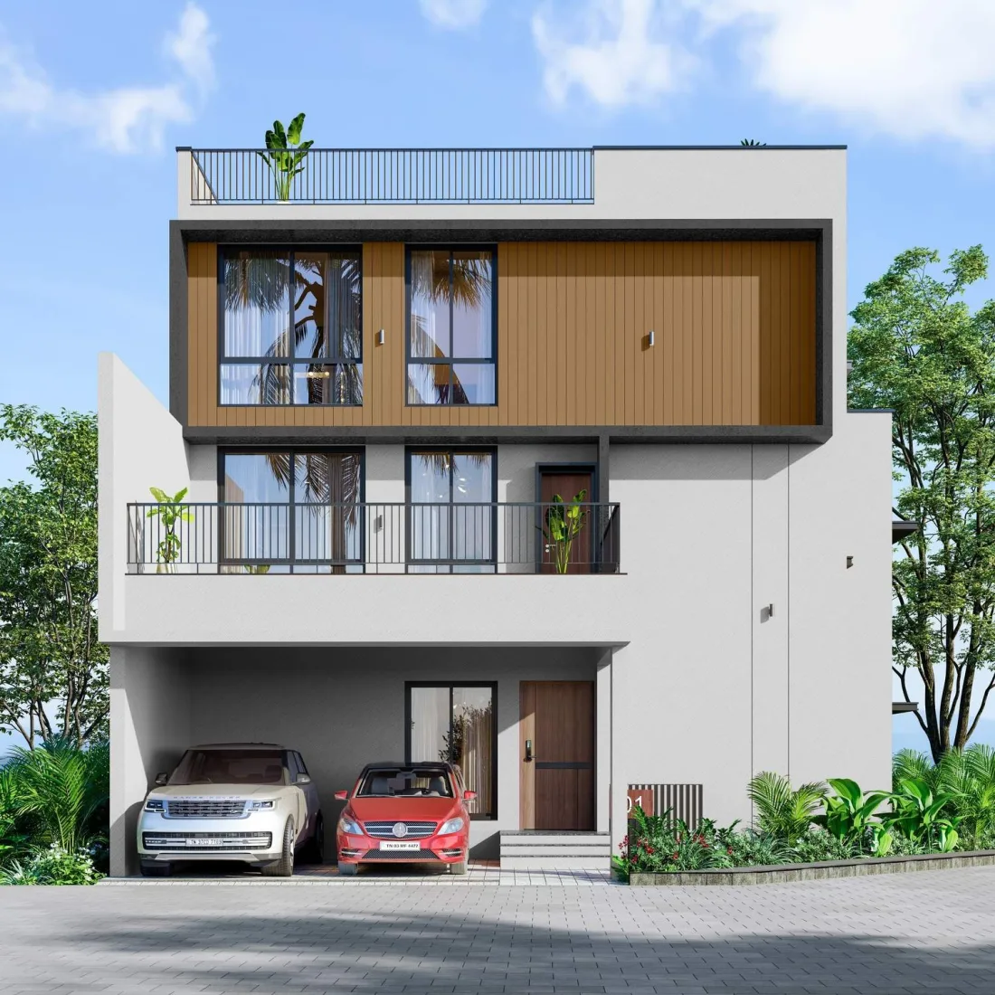 Radiance Edgewood row villas Navalur OMR Chennai