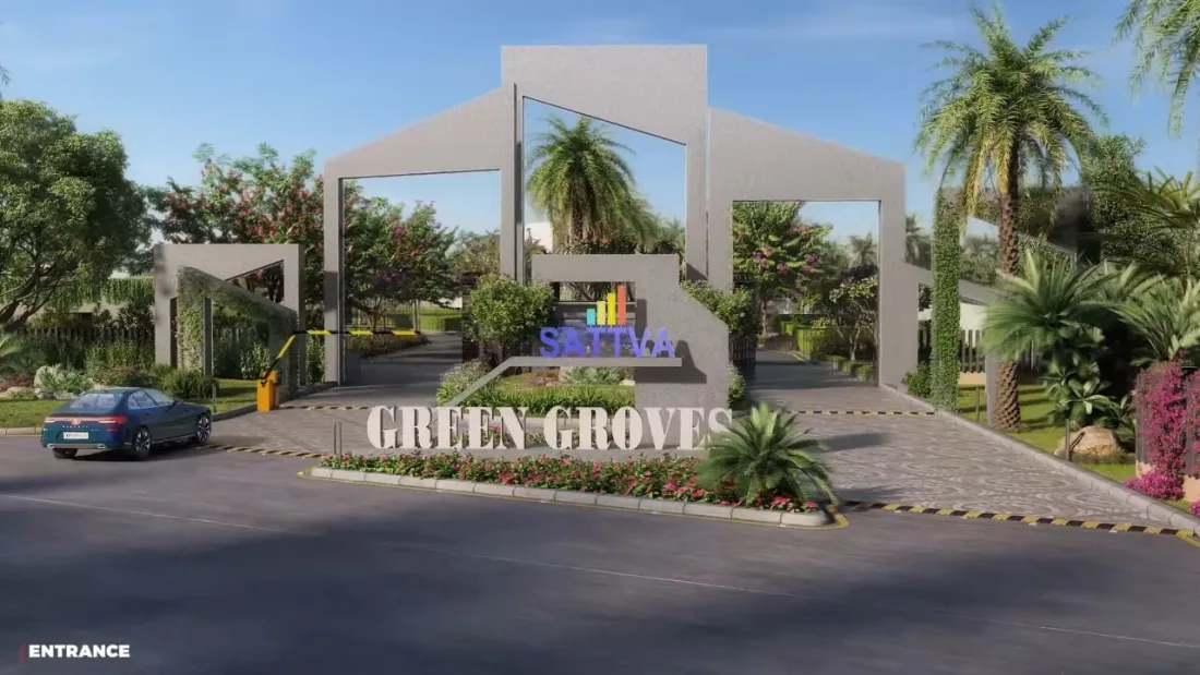 Sattva Green Groves premium plots Nelamangala Tumkur Road