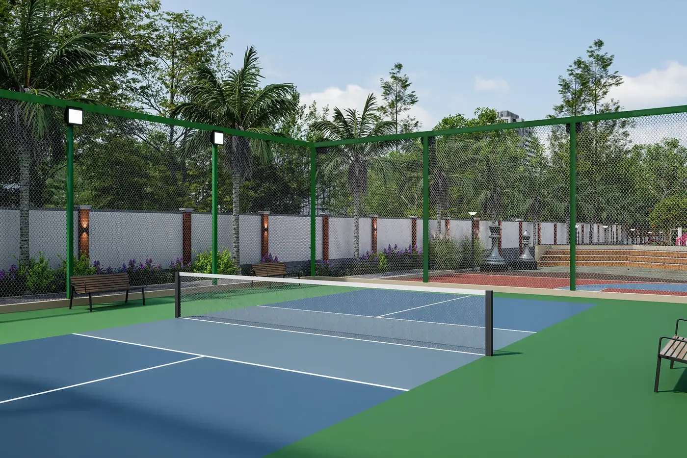Adissia Regal Arch pickleball court