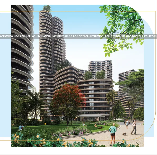 Brigade KIADB Phase 2 residential garden exterior render, Devanahalli