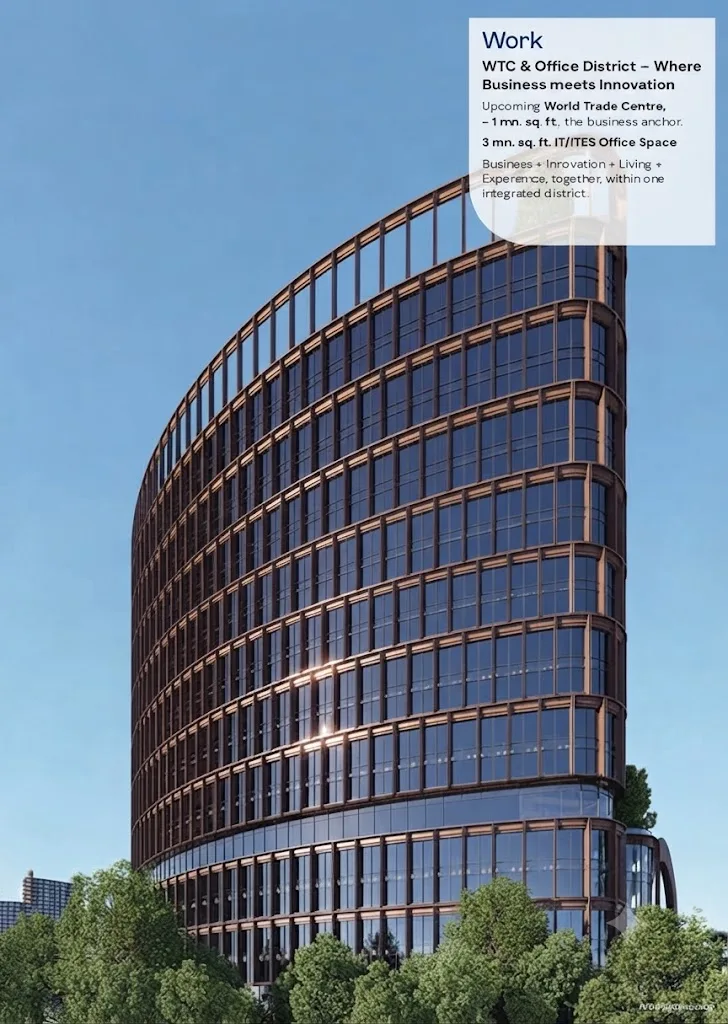 Brigade KIADB Phase 2 Work World Trade Center office district, Devanahalli