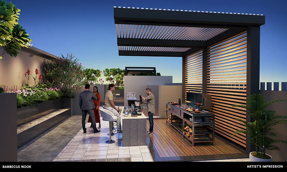 Concorde Mayfair barbecue nook