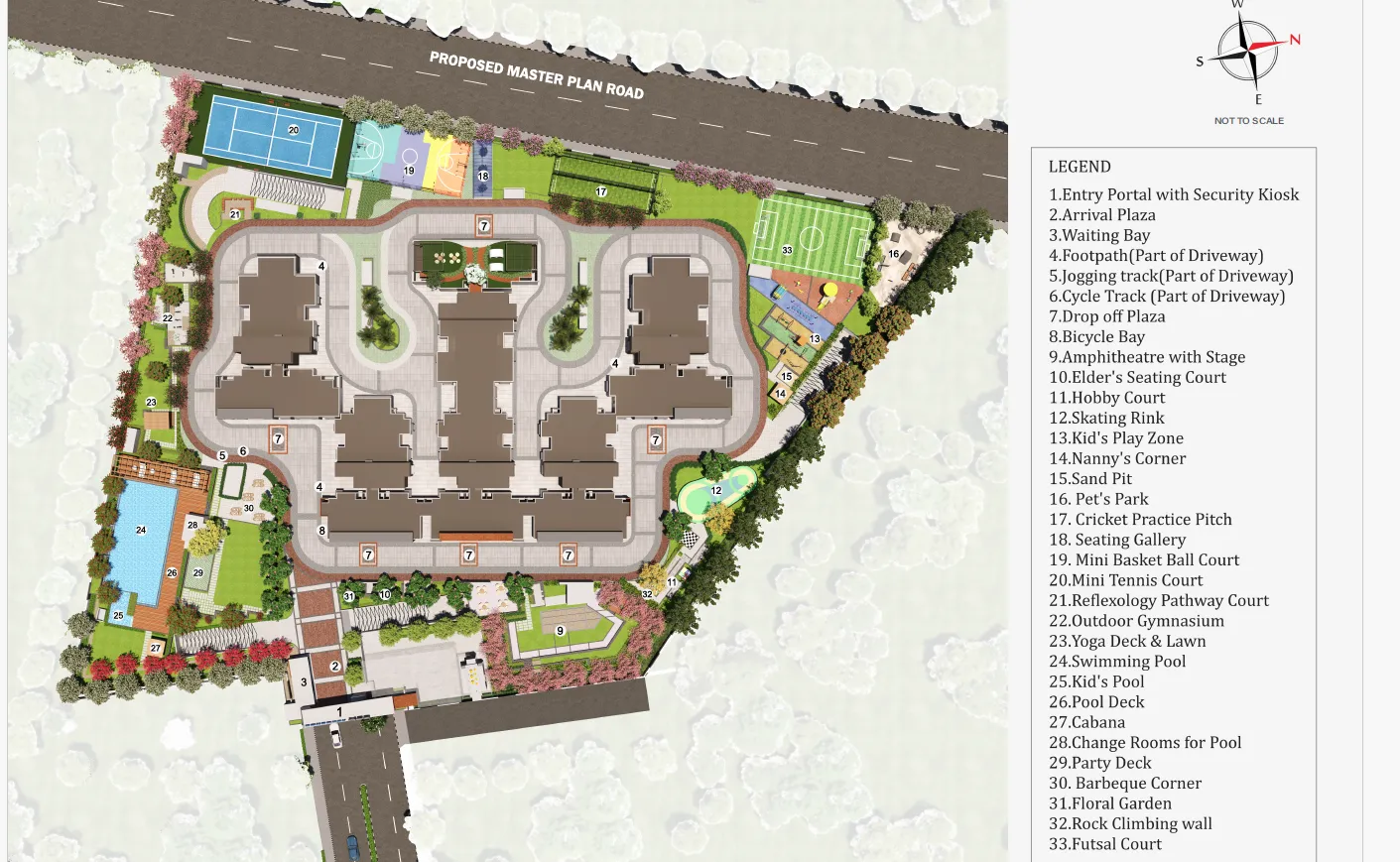 Concorde Neo 4.02 acres master plan layout