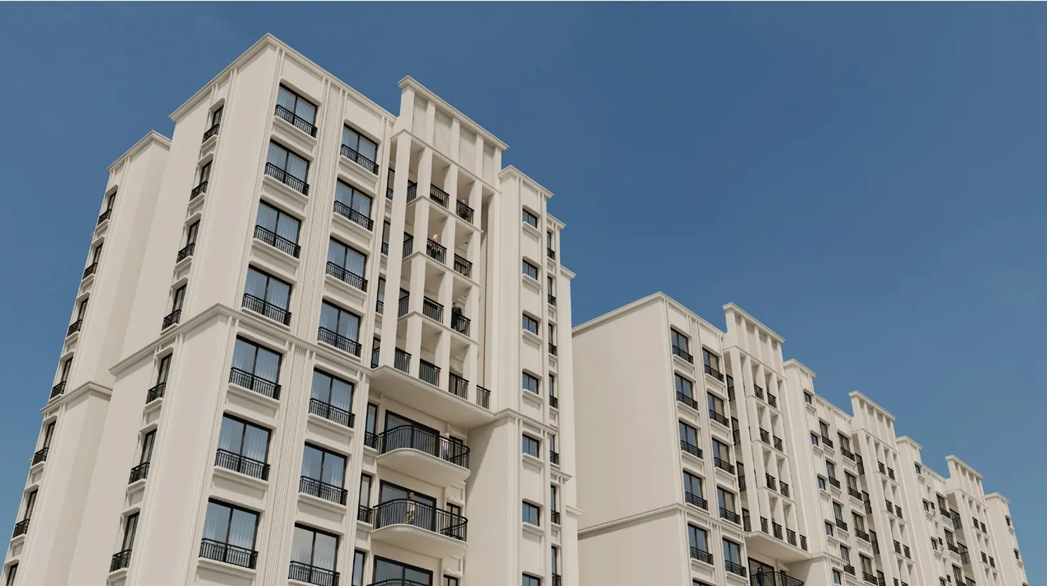 Concorde Sienna Hennur Main Road daytime tower elevation view