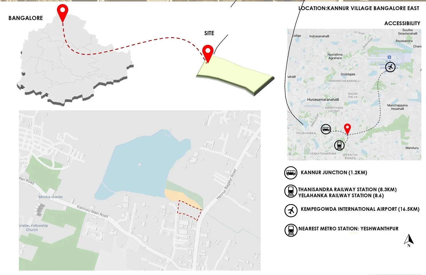 Concorde Sienna Hennur Main Road Kannuru location map