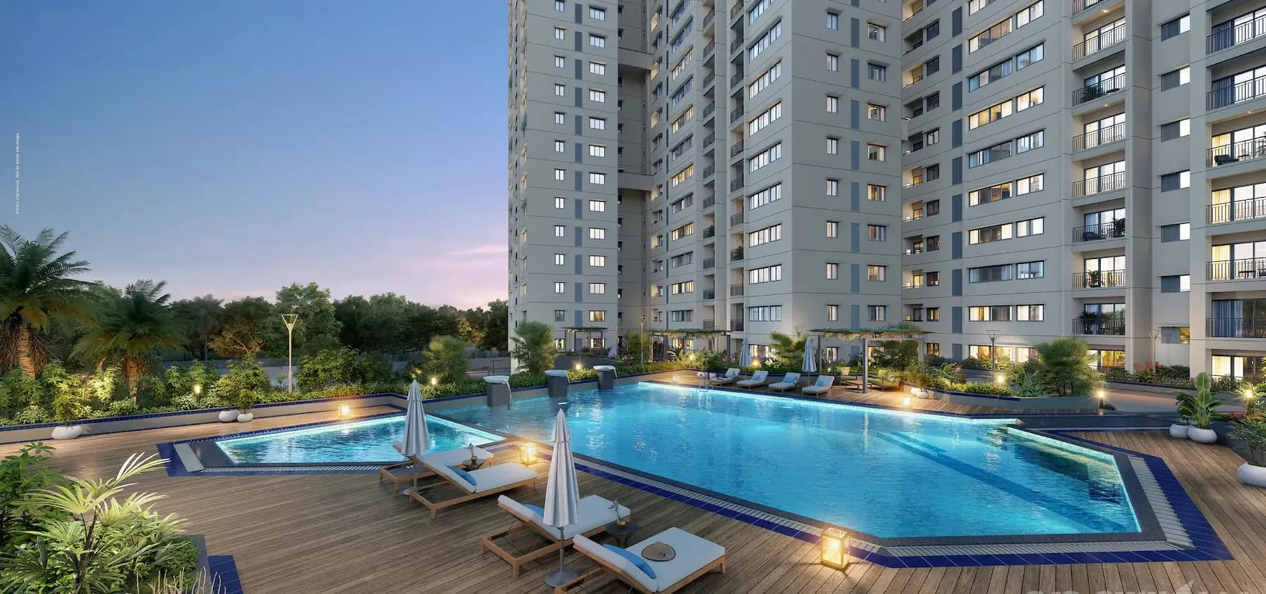 Godrej Azure aerial view near OMR, Padur, Chennai