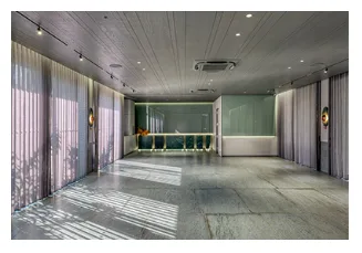 Goyal Riviera Glade clubhouse social lounge interior
