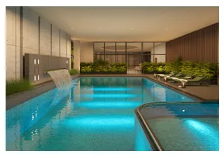 Goyal Riviera Glade swimming pool clubhouse amenity