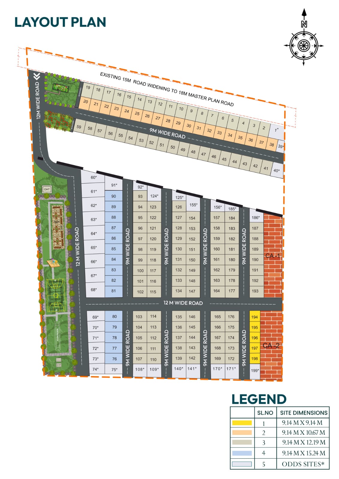 KNS Sampada Layout Plan