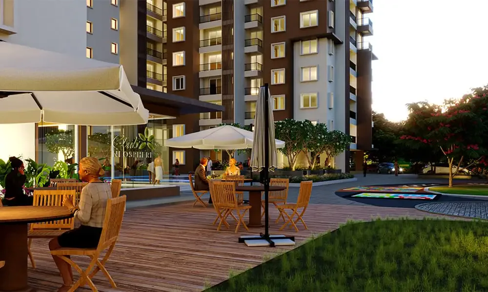 Meenakshi High Life Rachenahalli swimming pool deck amenity
