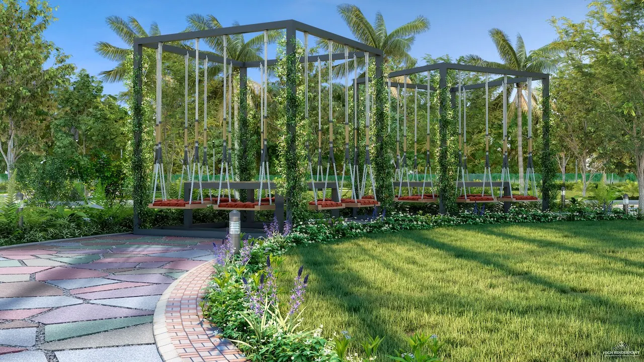 Sattva Green Groves Community Leisure Park kids play area
