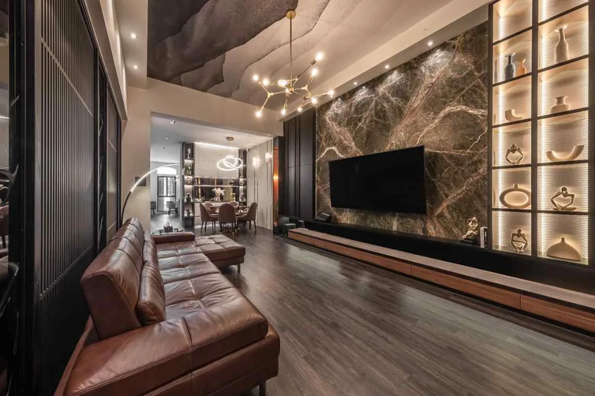 Sattva Thippapura sample entertainment unit interior design inspiration