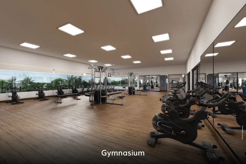 Shriram 122 West Mangadu clubhouse gymnasium