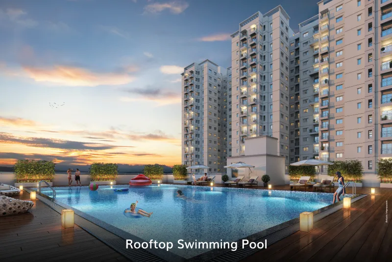 Shriram 122 West Mangadu rooftop swimming pool deck