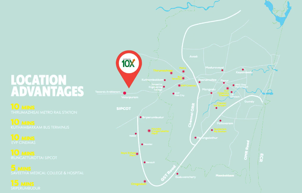 Shriram Codename 10X location advantage map