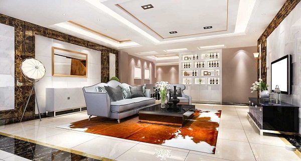 Indicative living room interior inspiration for a villa built on a Codename 10X plot