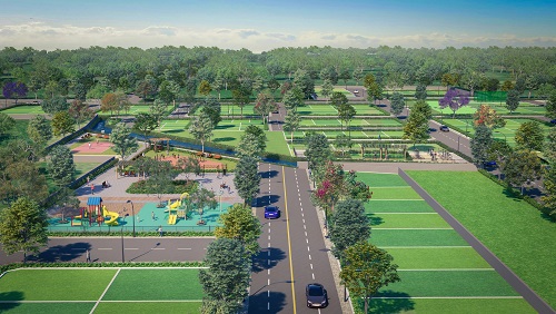 Shriram Codename 10X clubhouse and amenity zone render