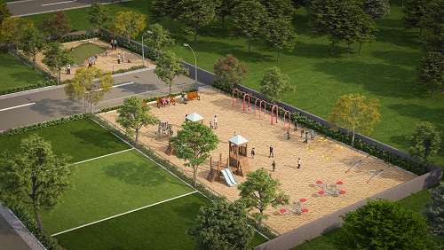 Shriram Codename 10X sports and recreation zone render
