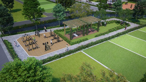 Shriram Codename 10X villa plot development render