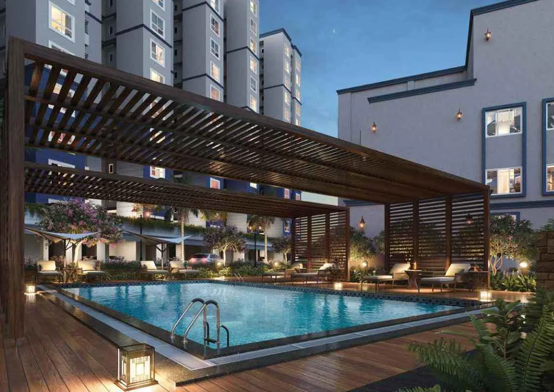 Shriram Codename Pudhiya Chennai Kuthambakkam swimming pool deck amenity