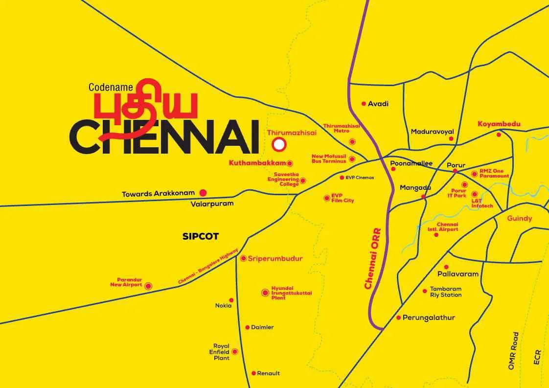 Kuthambakkam Tirumazhisai Chennai real estate investment guide location map