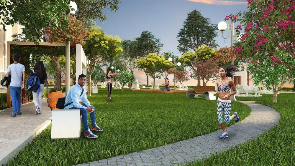 Shriram Shankari Guduvanchery landscaped jogging park