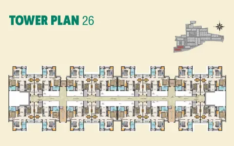 Shriram Shankari Tower 26 floor plate layout