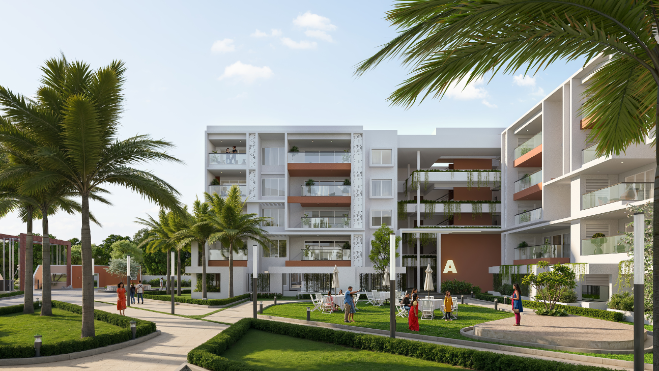 Vajram Chrysanthemum Clubhouse View