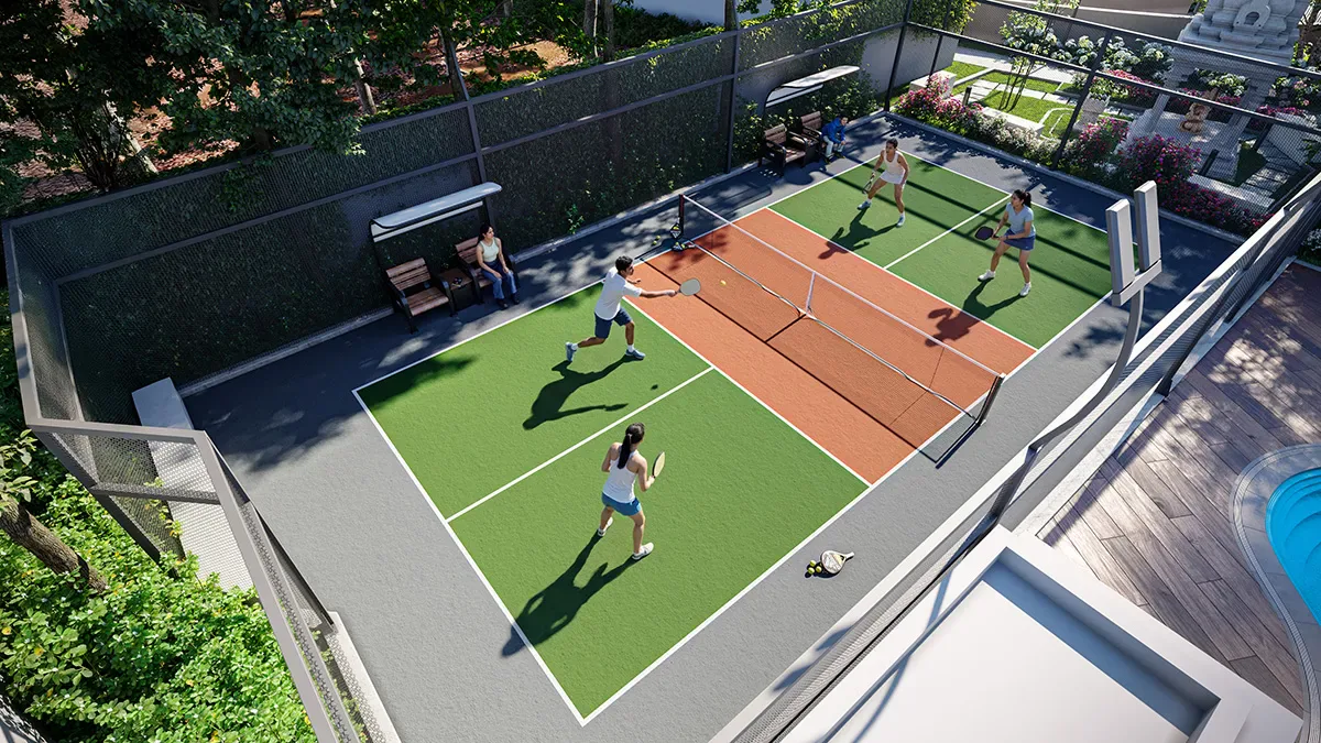 Sattva Vasanta Cove sports court amenity