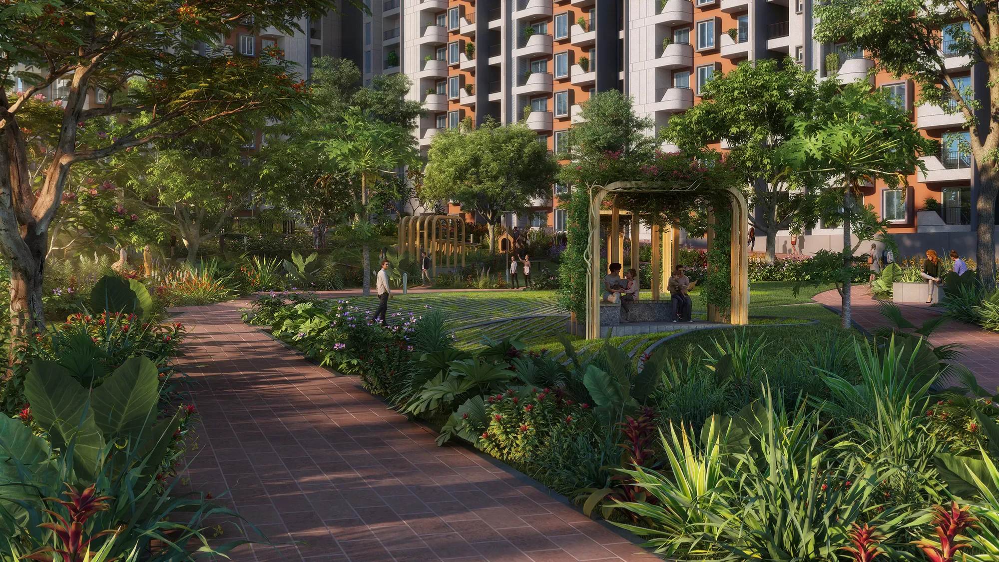 Sattva Vasanta Skye gazebo seating amenity