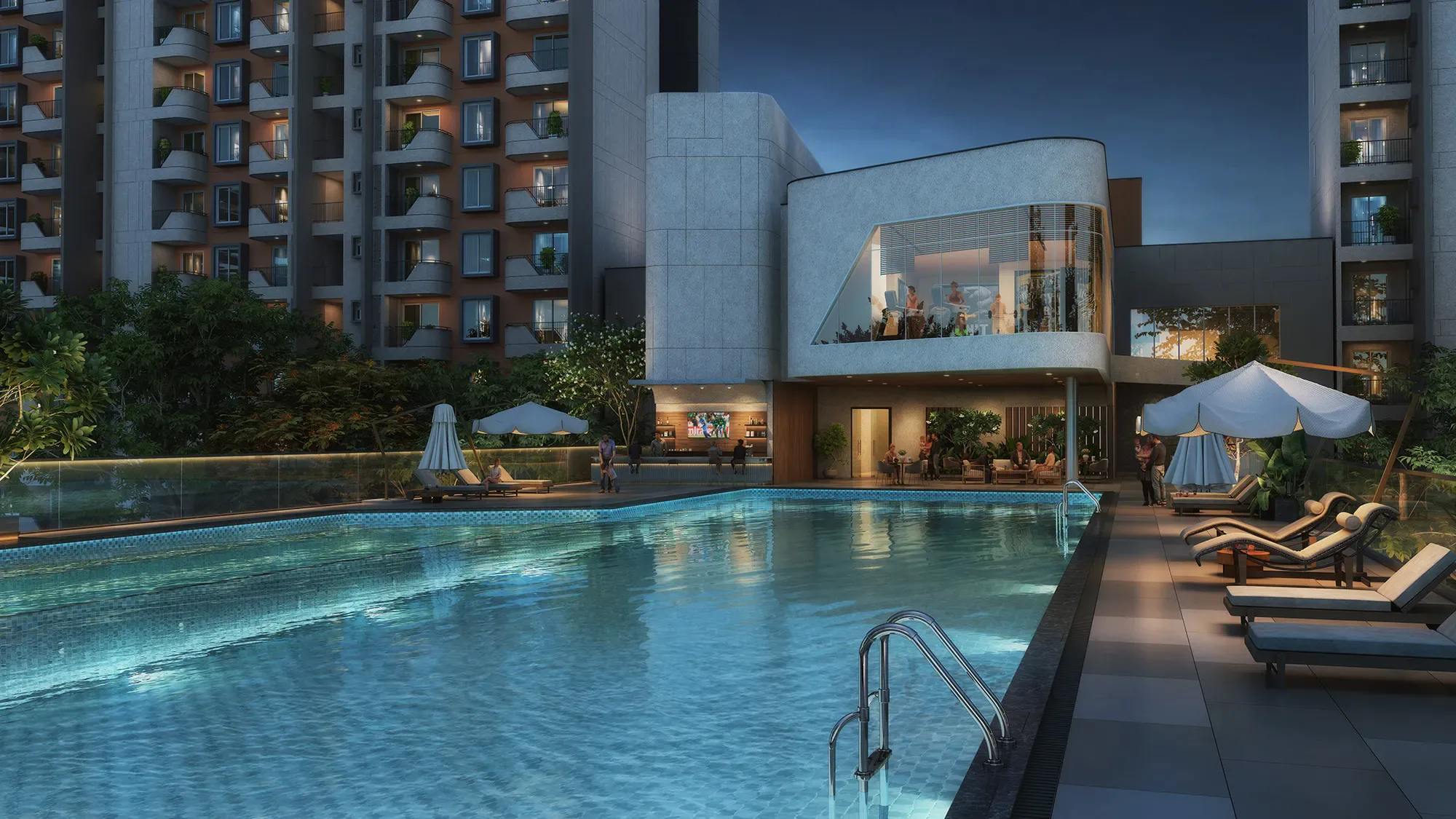Sattva Vasanta Skye swimming pool amenity