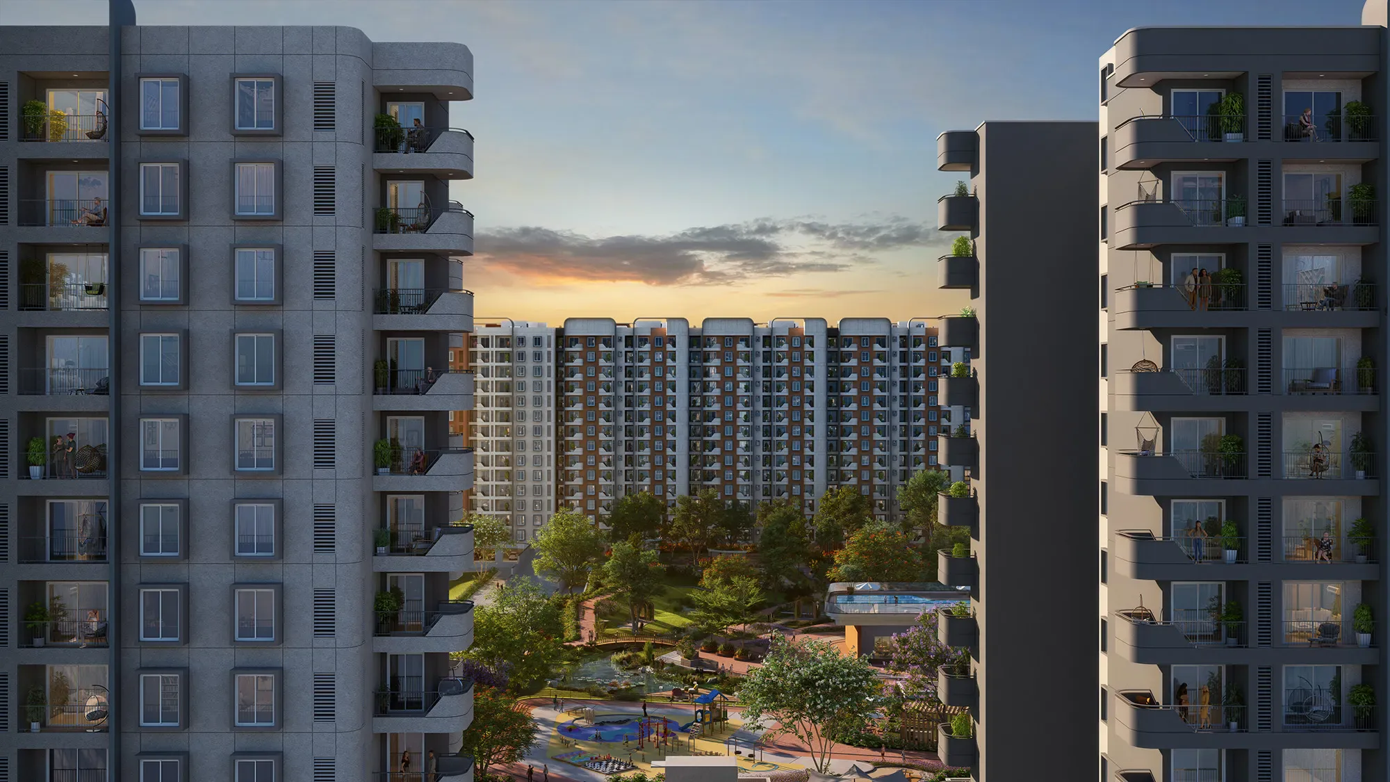 Sattva Vasanta Skye apartment interior design