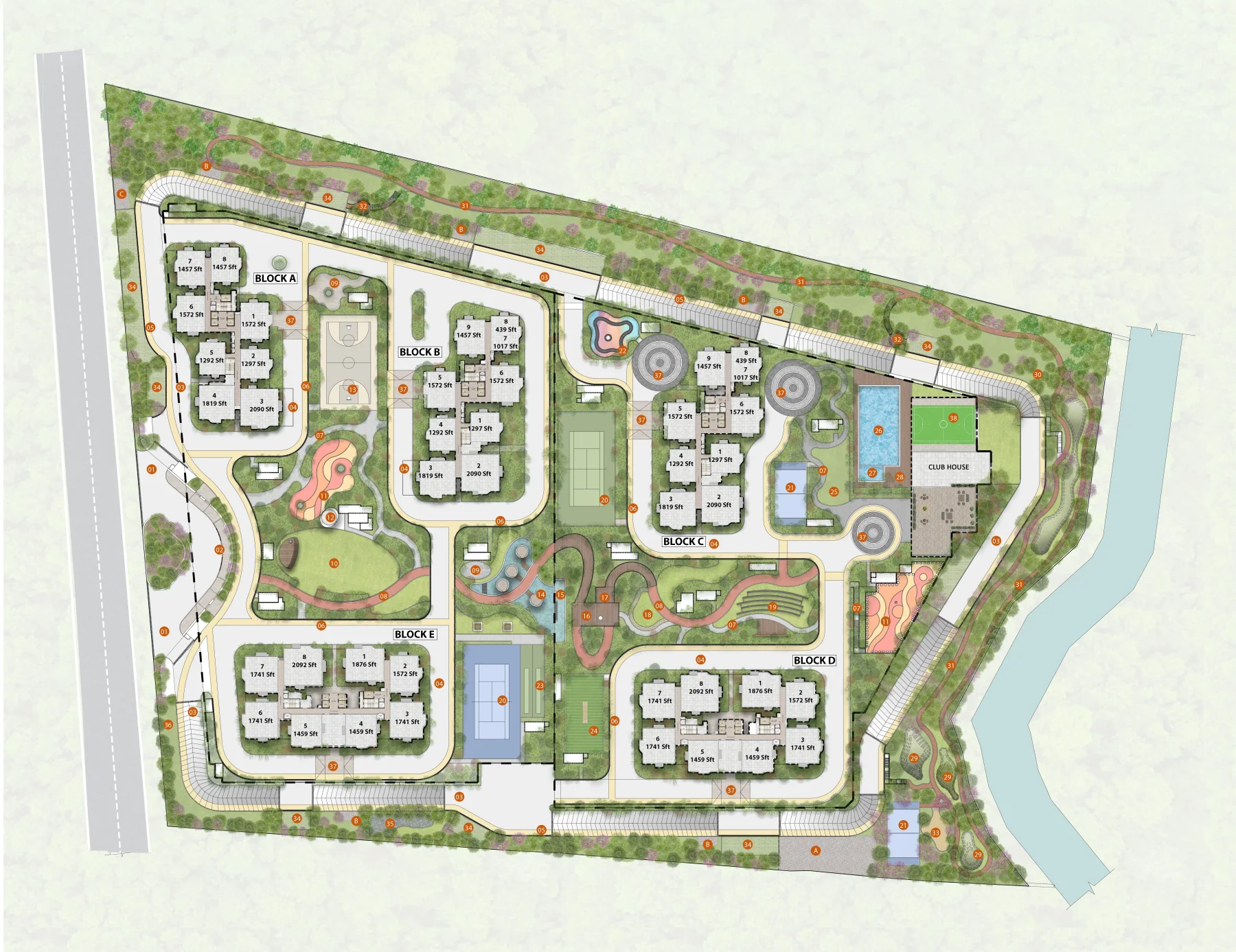 Aparna Wonder Woods Master Plan