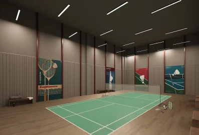 Orchid Salisbury indoor badminton court