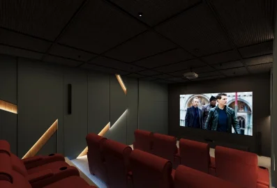 Orchid Salisbury mini theatre in the clubhouse