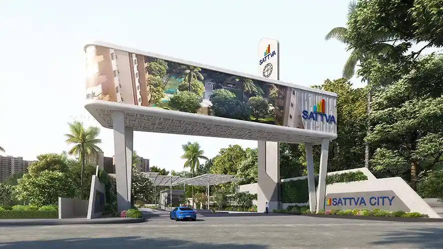 Sattva City Doddajala entrance on Airport Road